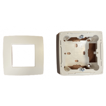 Boîtier blanc avec couvercle pour DA-5013