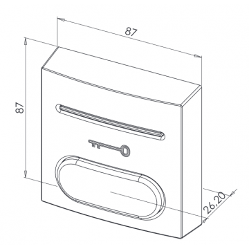 Bouton poussoir ABS NO+NC