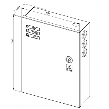Alimentation universelle à découpage 12VDC 5A / 24