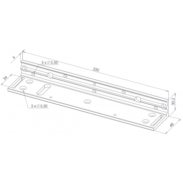 Equerre L ajustable pour série EF300