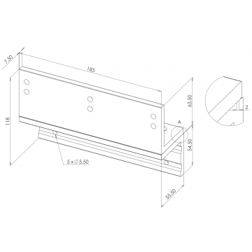 Kit Z ajustable pour séries EF300/EF550