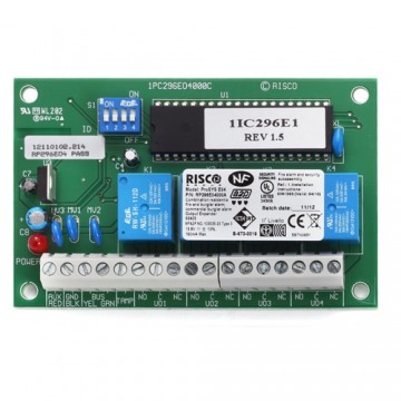 Extension de sorties, 4 sorties relais