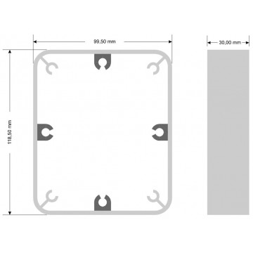 Kit de fixation mural DA-1865 DA-1866  DA-1867
