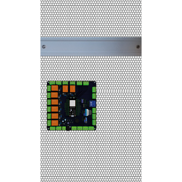 Coffret vide modulaire grand modèle avec RAIL DIN