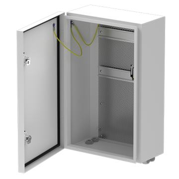 Coffret vide IP66 grand modèle avec RAIL DIN