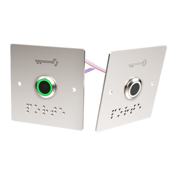 Bouton poussoir Capteur infrarouge lumineux blanc