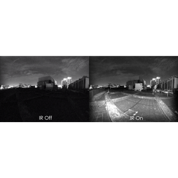 Outdoor Vandal Dome, 5MP 180° Panoramic, 180°