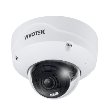 Outdoor Vandal Dome, 5M 30fps, H.265/H.264/MJPEG,