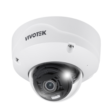 Outdoor Vandal Dome, 5M 30fps, H.265/H.264/MJPEG,