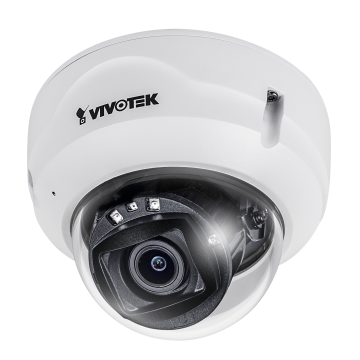 outdoor Fixed Dome, 5M 30fps, H.265/H.264/MJPEG