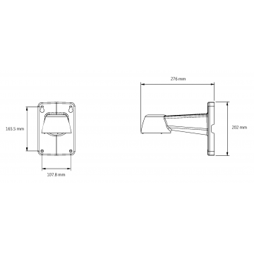 Wall Mount Bracket for SD9161, MA