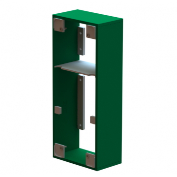 Boîtier pour montage applique, triple 1386