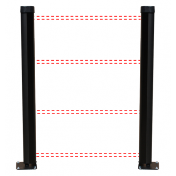 Colonne filaire  Elite II - 2m - 1x6E - 100 à 200m