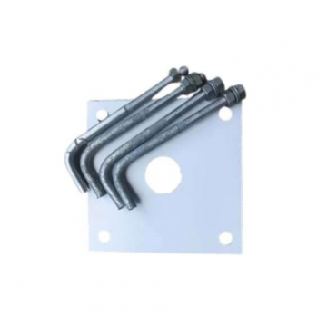 Kit de scellement pour poteau au sol