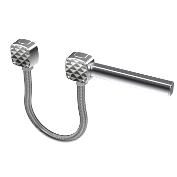 Goulotte aluminium 1 mètre + capuchon de finition