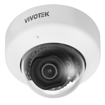 Indoor Mini Dome, 5M 30fps, H.265, f2.8mm fixed le